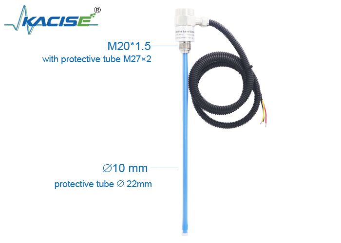 KSLV651-A Cảm biến mức độ thông minh nhỏ gọn với vật liệu thăm dò FEP bảo vệ IP68 và ổn định lâu dài ≤0,1% FS/năm