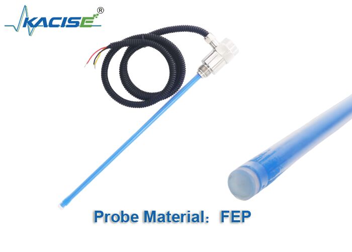 Cảm biến mức nhỏ gọn KSLV651-A với đầu dò FEP bảo vệ IP68 và đo lường tự thích ứng
