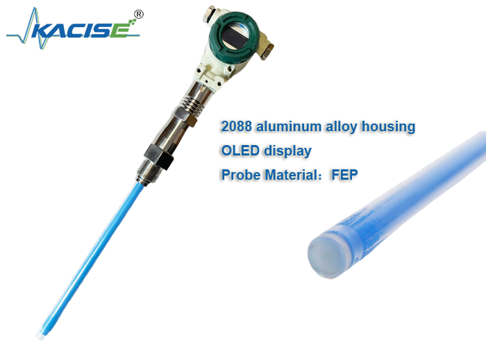 KSLV653-B Enhanced Industrial Capacitive Level Sensor with FEP Probe Material IP65 Protection and 4-20 mA Output