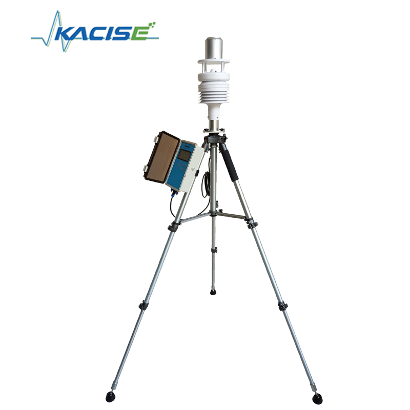 Trạm thời tiết siêu âm di động với xếp hạng chống nước IP65, màn hình cảm ứng kháng 7 inch và thời gian hoạt động 50 giờ
