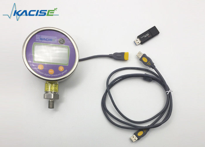 Đồng hồ đo áp suất kỹ thuật số chính xác GXPS201C với độ chính xác 0,05% FS và bộ ghi dữ liệu nút cảm ứng pin lithium 4000mAh