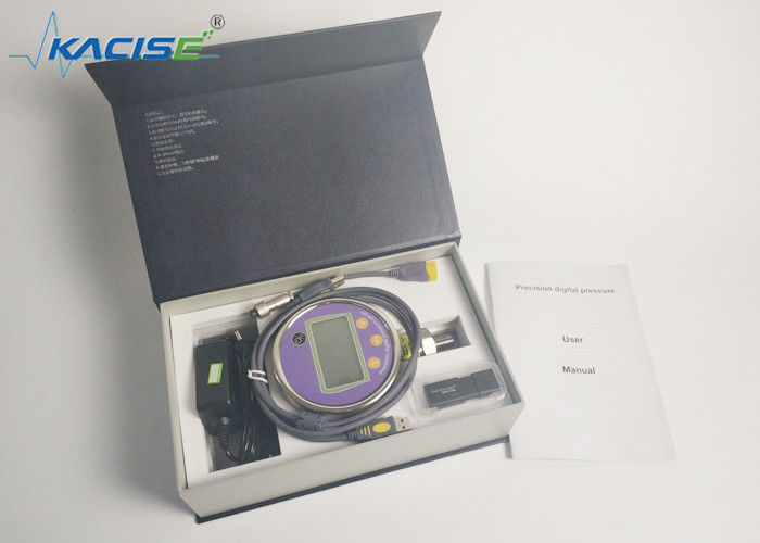 Máy đo áp suất kỹ thuật số chính xác cao 0,05%FS với máy ghi dữ liệu và pin lithium sạc lại có nút cảm ứng