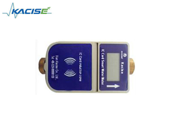 Vật liệu đồng Máy đếm nước thông minh không tiếp xúc với chức năng trả trước cho các đường ống DN15 đến DN25
