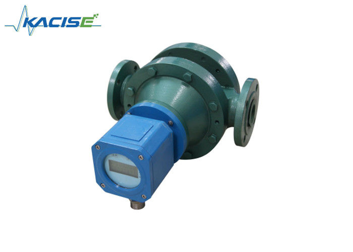 Vật liệu gang Máy đo lưu lượng bánh răng hình bầu dục có độ chính xác 0,5% để đo dầu nhiên liệu