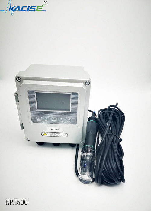 KPH500 PH cảm biến Máy phân tích chất lượng nước với phạm vi đo 0-14PH Tiền bồi thường nhiệt độ tự động và 485 Truyền thông
