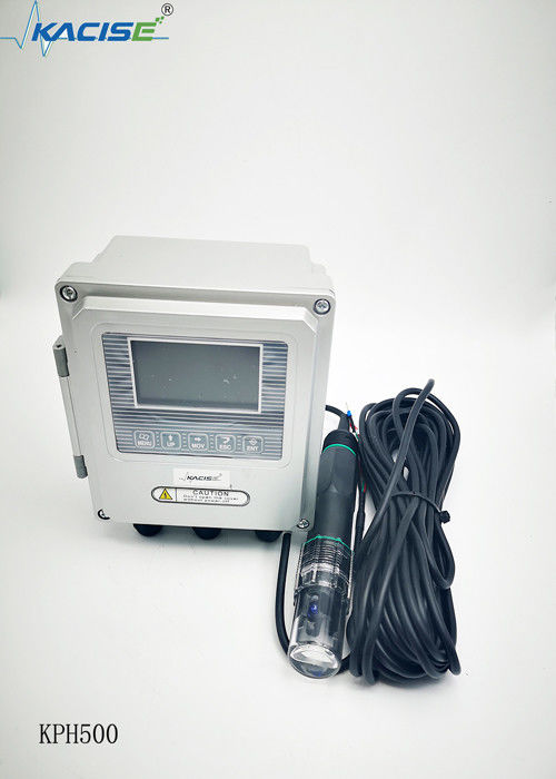 KPH500 PH cảm biến Máy phân tích chất lượng nước với phạm vi đo 0-14PH Tiền bồi thường nhiệt độ tự động và 485 Truyền thông