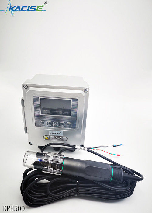 KPH500 PH cảm biến Máy phân tích chất lượng nước với phạm vi đo 0-14PH Tiền bồi thường nhiệt độ tự động và 485 Truyền thông