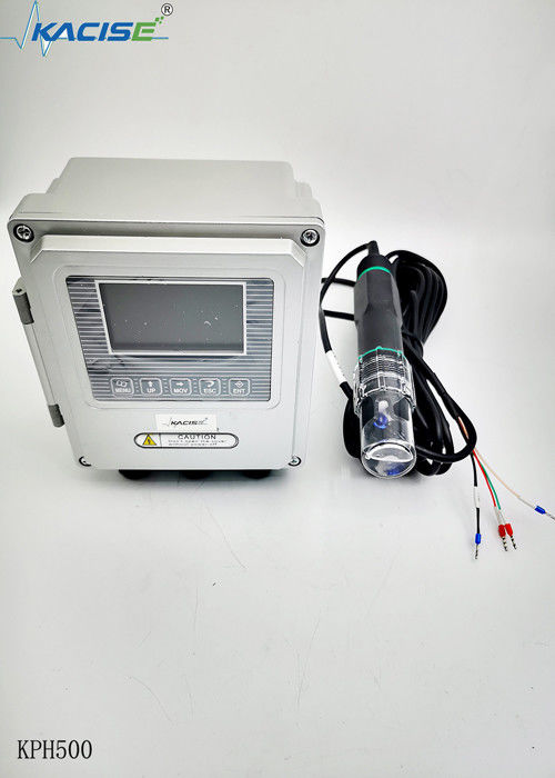 KPH500 PH cảm biến Máy phân tích chất lượng nước với phạm vi đo 0-14PH Tiền bồi thường nhiệt độ tự động và 485 Truyền thông