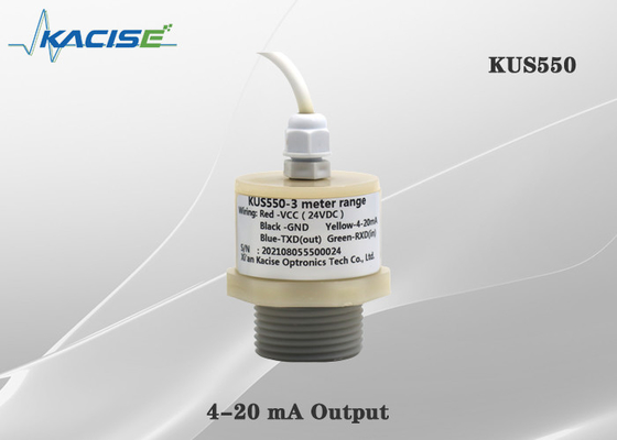 4 - 20ma Máy đo mức siêu âm nhẹ KUS550 với lớp bảo vệ IP68